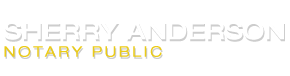Sherry Anderson Notaries Public logo
